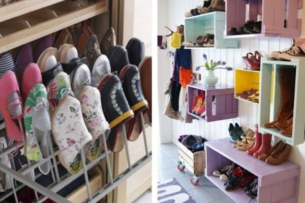 7 Space-Saver Shoe Organizing Hack