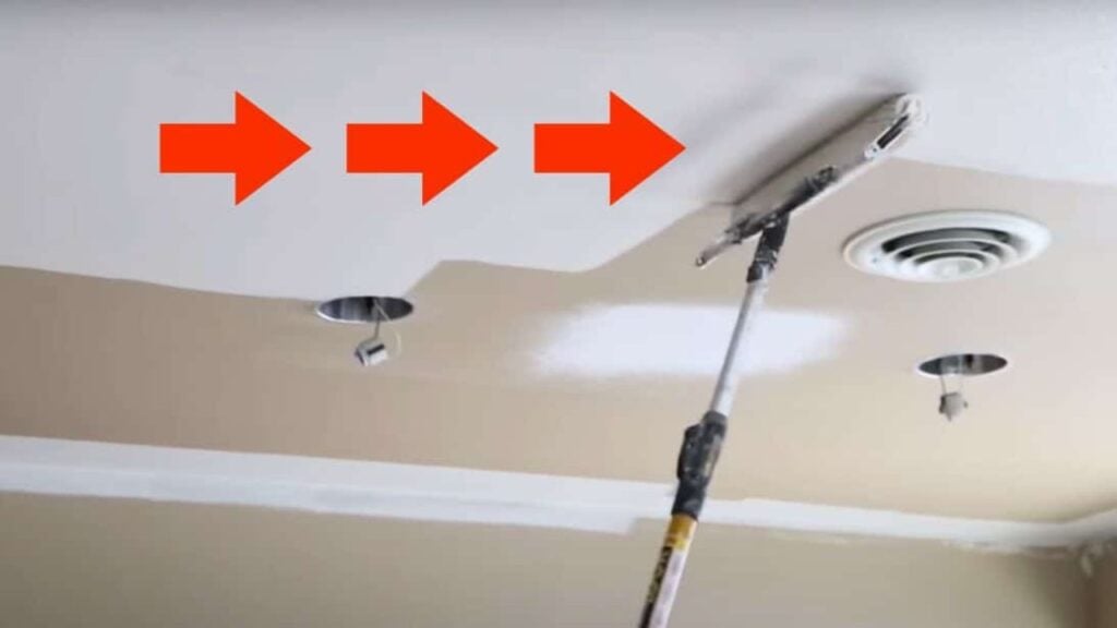 Finished How to Paint Ceilings Fast, a completed DIY project