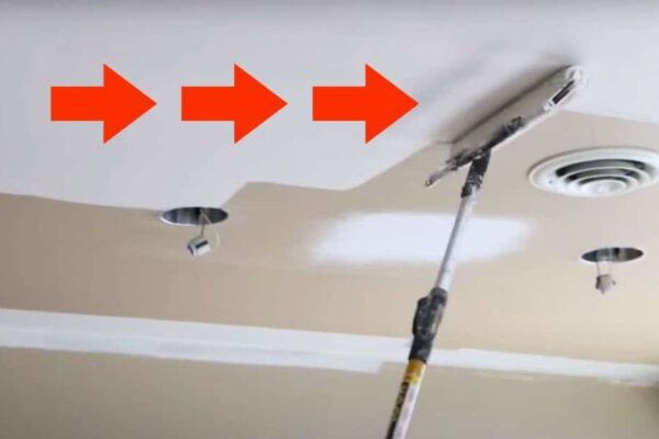 Finished How to Paint Ceilings Fast, a completed DIY project