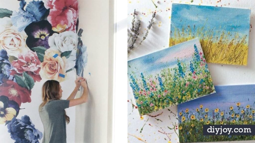 Finished How To Paint Flowers 35 Ways (Even Beginners Can Do These), a completed DIY project