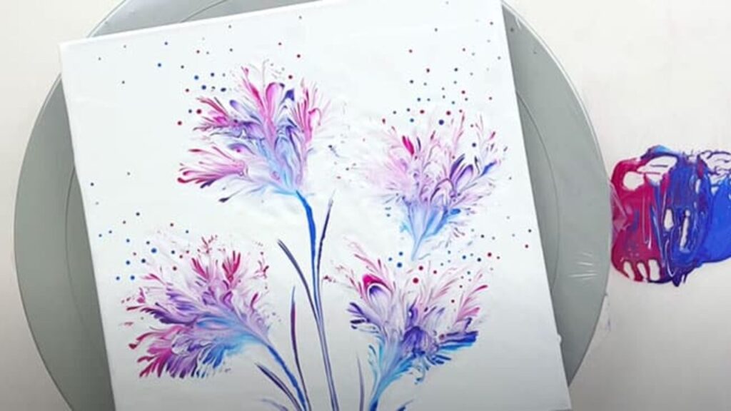 Finished How To Paint Flowers Using A Steel Wool, a completed DIY project