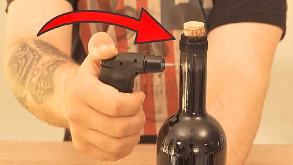 Quick & Easy Way to Remove a Wine Bottle Cork, homemade and freshly served