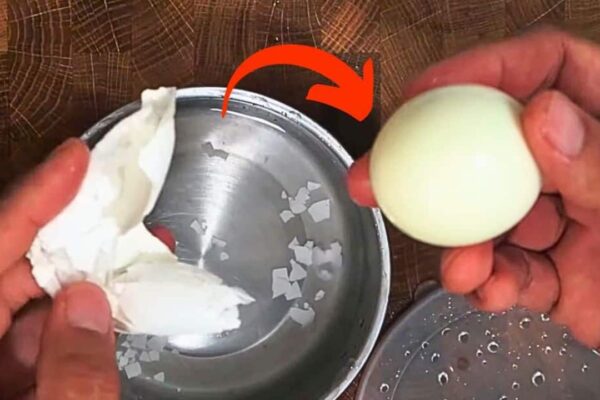 How to Remove Boiled Egg Shells Without Peeling, homemade and freshly served