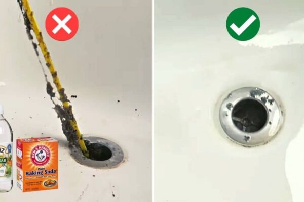 Finished How To Remove Hair From Sink & Bathtub Drain, a completed DIY project
