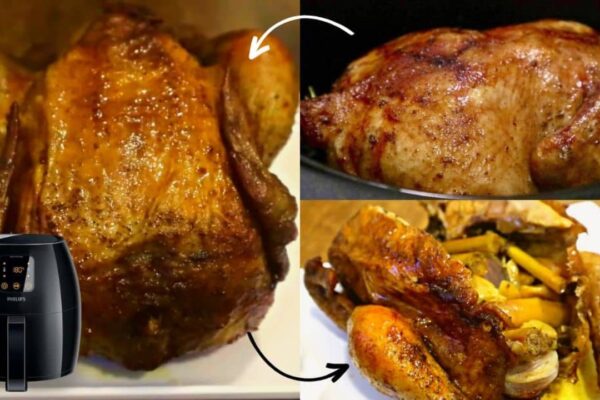 How To Roast Chicken In The Air Fryer, homemade and freshly served