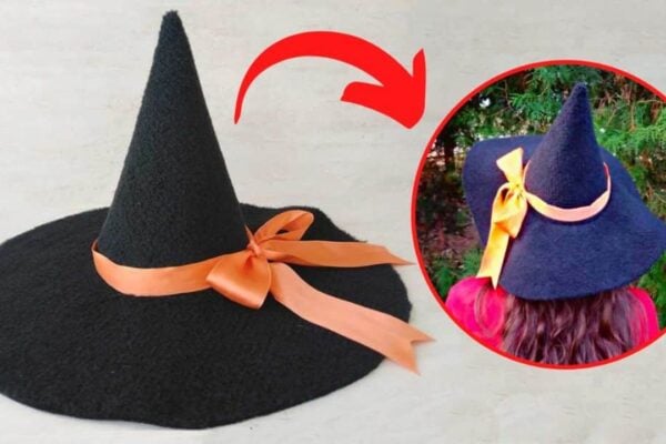 Finished How To Sew A DIY Witch Hat In Any Size, a completed DIY project