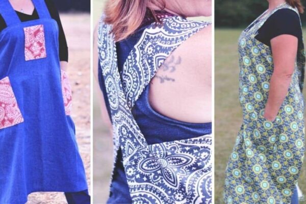 Finished How To Sew A Farmhouse Apron, a completed DIY project