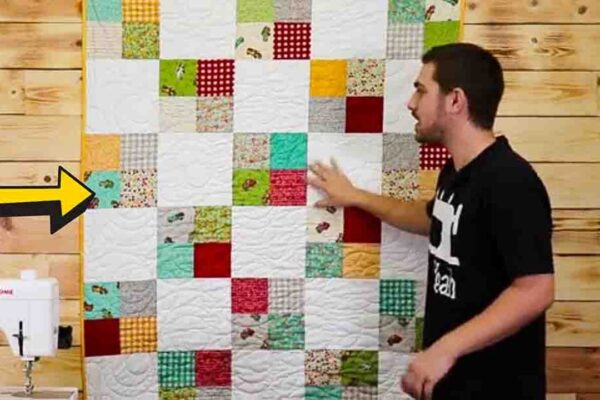 Finished How to Sew a Four-Patch Quilt, a completed DIY project