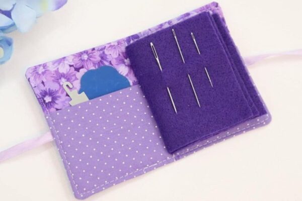 Finished How To Sew A Needle Book, a completed DIY project