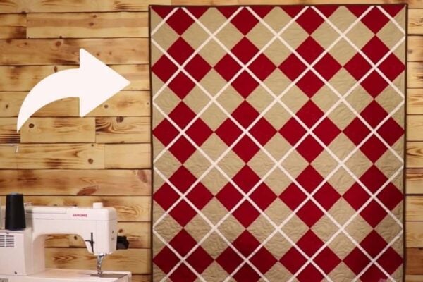 Finished How to Sew a Plaid Quilt, a completed DIY project