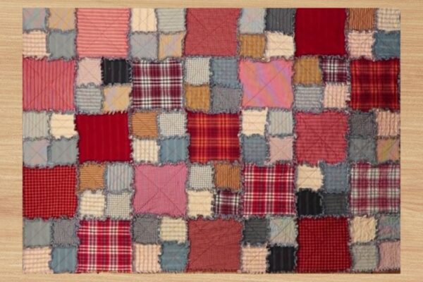 Finished How to Sew a Simple Rag Quilt, a completed DIY project