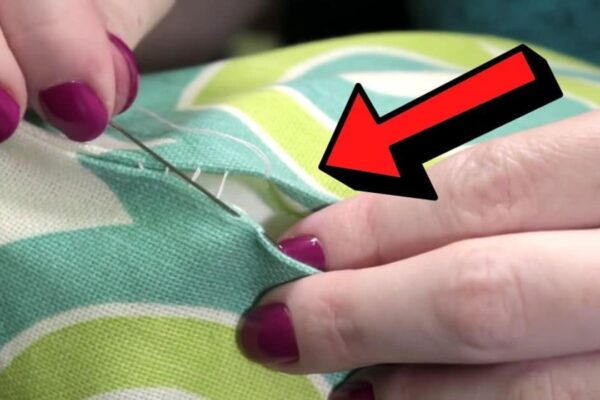 Finished How To Sew An Invisible Stitch, a completed DIY project