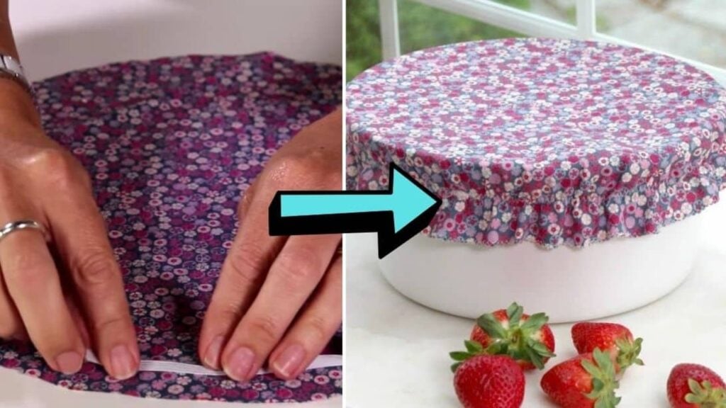 Finished How To Sew Fabric Bowl Covers For Beginners, a completed DIY project