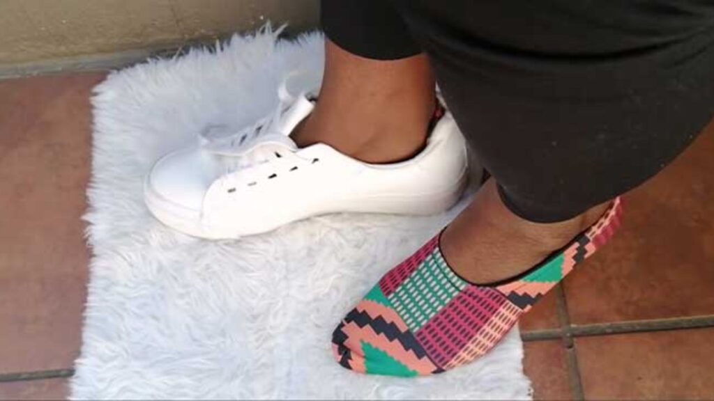 Finished How To Sew Hidden Socks, a completed DIY project