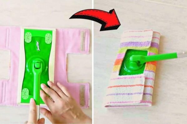 Finished How To Sew Reusable Swiffer Pads, a completed DIY project