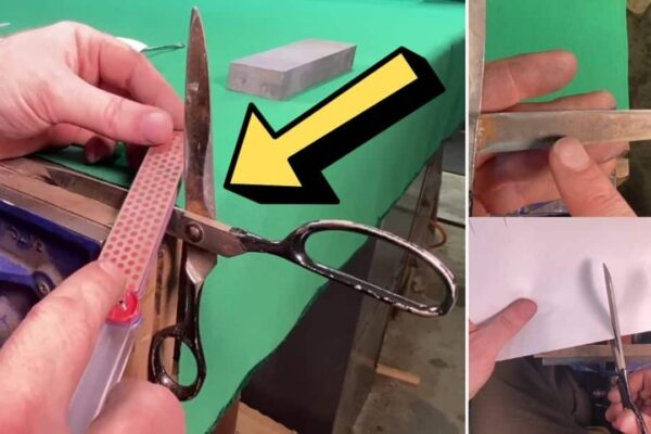 Easy Way To Sharpen Any Scissors