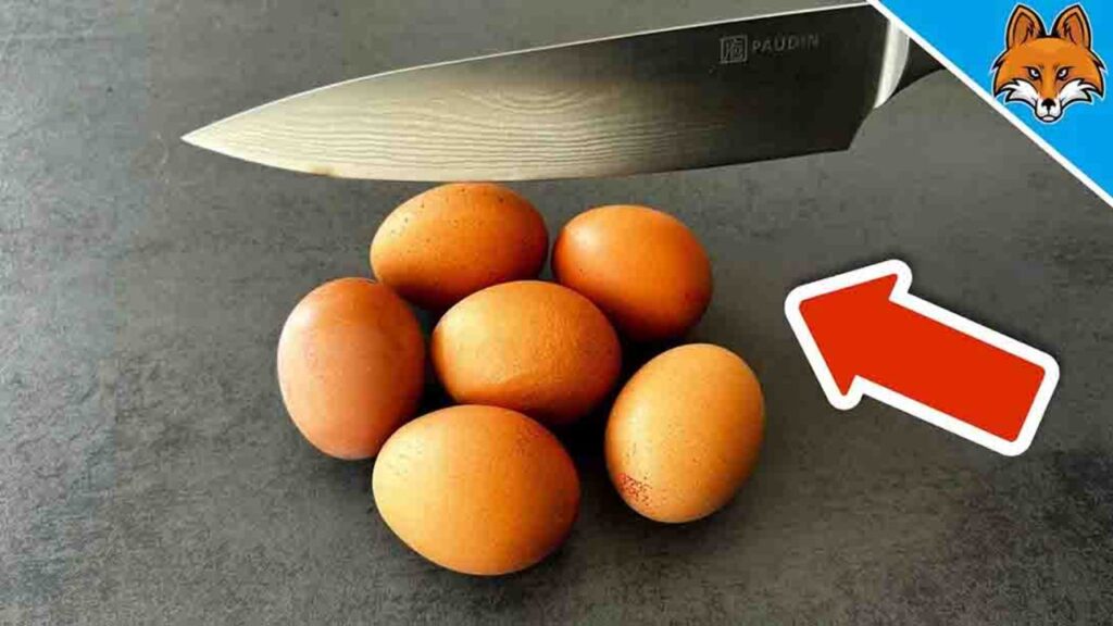 How To Sharpen Knives Using Eggshells, homemade and freshly served
