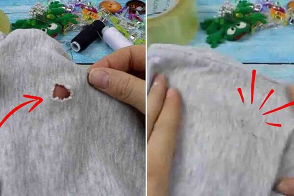 Finished How To Stitch Up A Hole Neatly – Hidden Seam, a completed DIY project