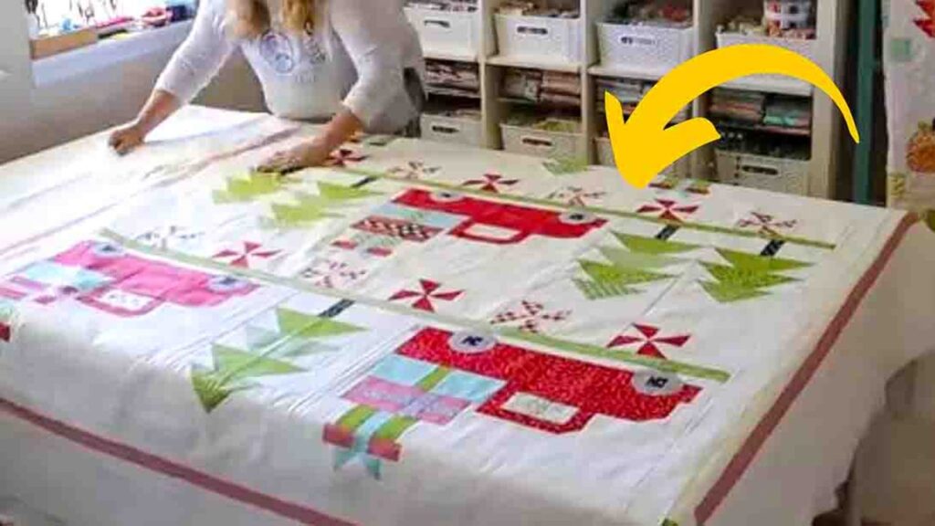 Finished How to Table Baste a Quilt, a completed DIY project