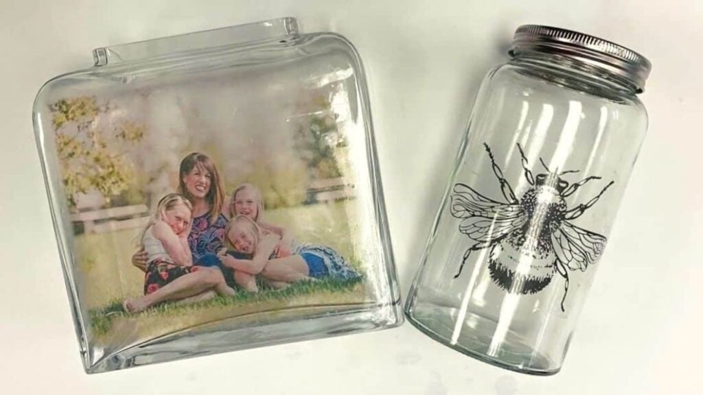 How to Transfer A Photo Onto Glass With Packing Tape