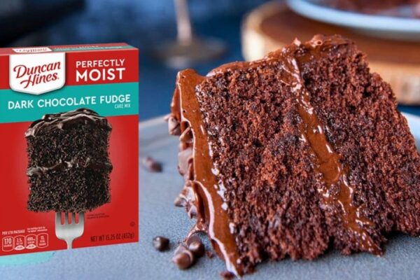 How to Upgrade a Chocolate Cake Box Mix, homemade and freshly served