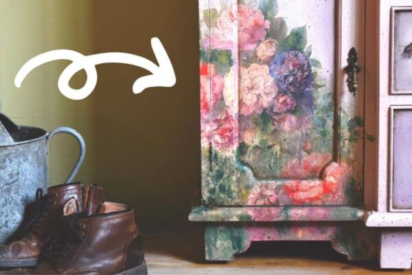 Finished How to Use Paper Napkins as Decoupage Furniture Flip, a completed DIY project