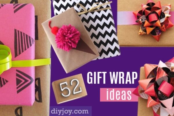52 Creative Gift Wrapping, homemade and freshly served