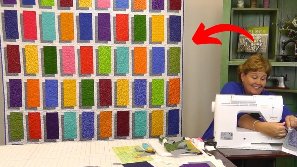 Finished an Illusion Quilt Block, a completed DIY project