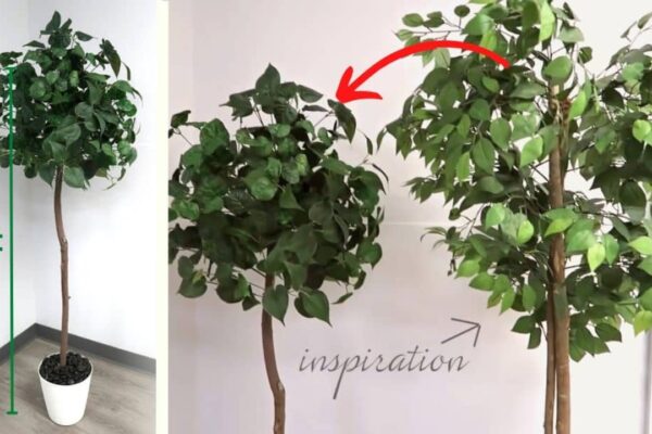 Finished Inexpensive Dollar Tree DIY Indoor Tree, a completed DIY project
