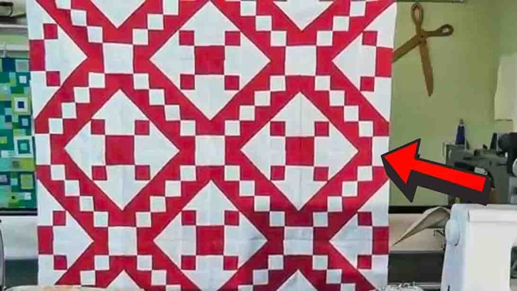 Finished Jacob’s Ladder Quilt, a completed DIY project