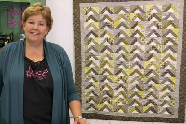 Finished Jenny’s Tents Quilt With Jenny Doan, a completed DIY project