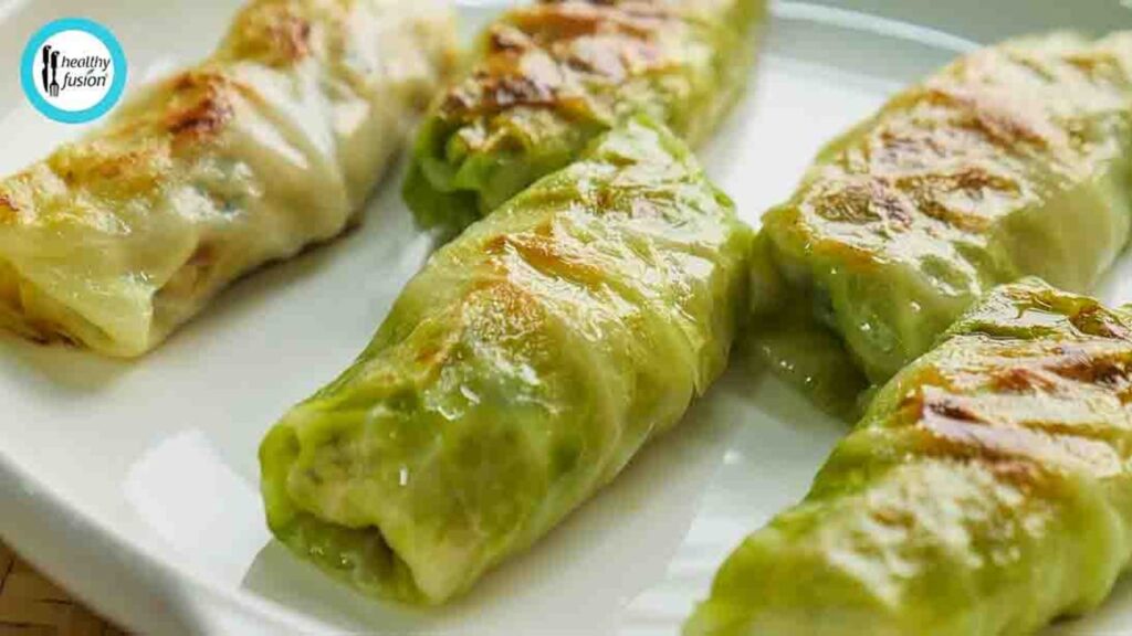 Keto-Friendly Cabbage Rolls, homemade and freshly served