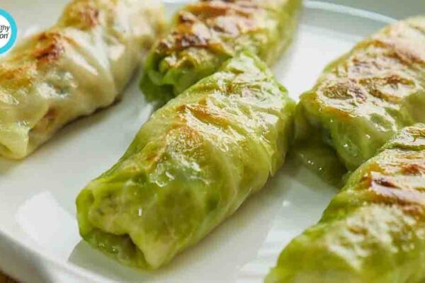 Keto-Friendly Cabbage Rolls, homemade and freshly served