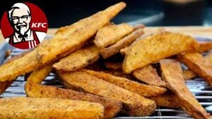 KFC Potato Wedges, homemade and freshly served