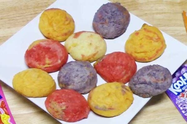 Easy Kool-Aid Cookies, homemade and freshly served