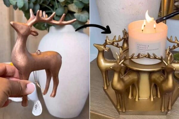 Finished Last-Minute Inexpensive Christmas Decor, a completed DIY project