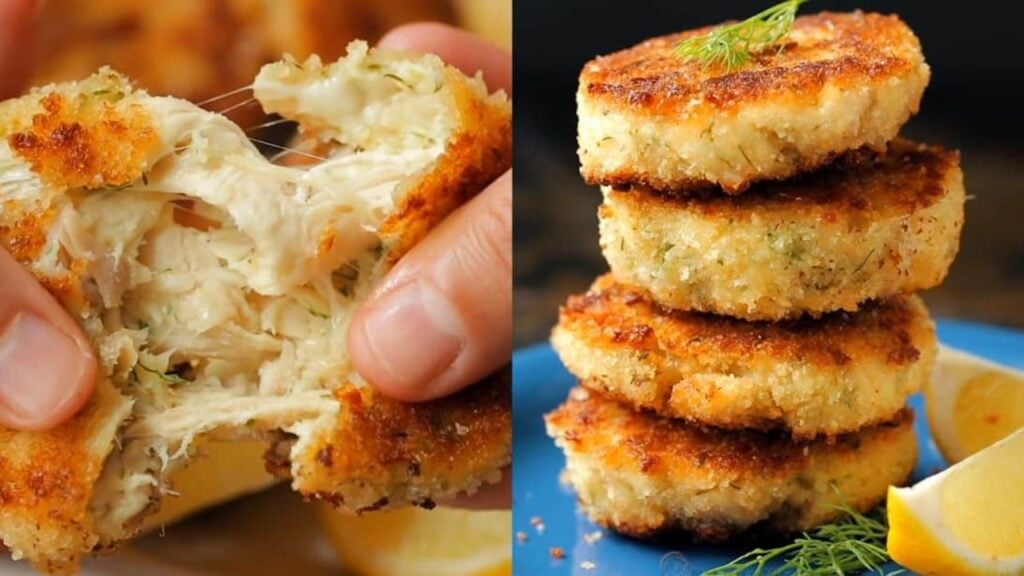 Leftover Chicken Patties, homemade and freshly served