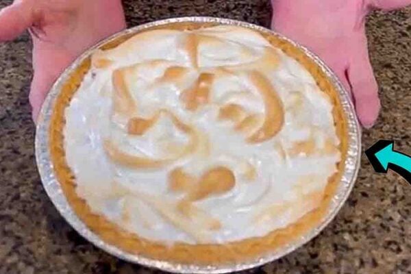 Lemon Meringue Pie, homemade and freshly served