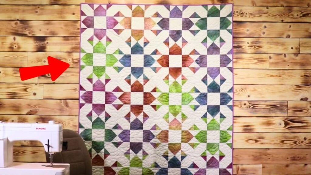 Finished Lights Out Quilt, a completed DIY project