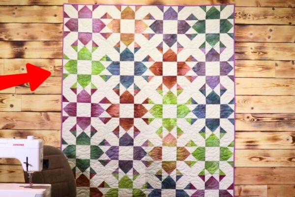 Finished Lights Out Quilt, a completed DIY project