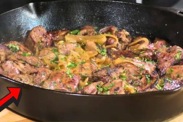 Ultimate Liver and Onions, homemade and freshly served