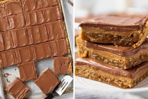 Lunch Lady Peanut Bars, homemade and freshly served