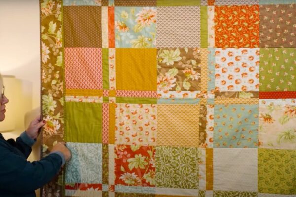 Finished a Magic Four Patch Quilt, a completed DIY project
