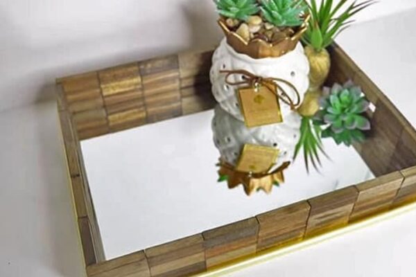 Make This Adorable Tray With 2 Dollar Store Items