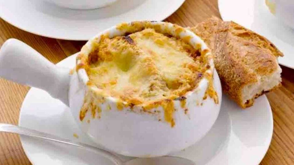 Martha Stewart's French Onion Soup, homemade and freshly served