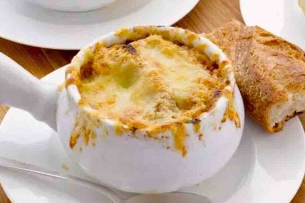 Martha Stewart's French Onion Soup, homemade and freshly served