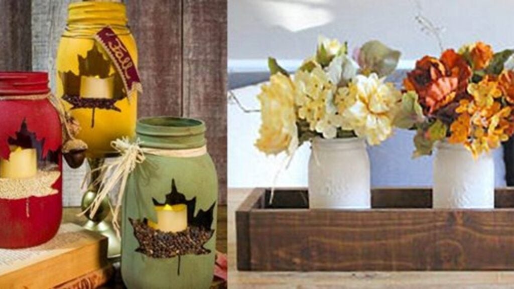 Finished 33 Mason Jar Crafts for Fall, a completed DIY project