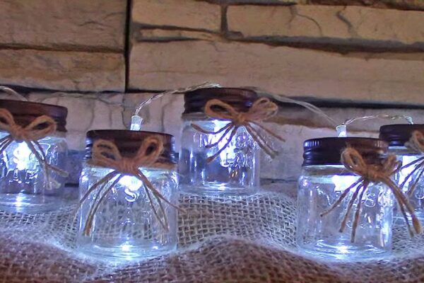 Finished Repurpose Your Mason Jars Into String Lights For Less Than $5, a completed DIY project