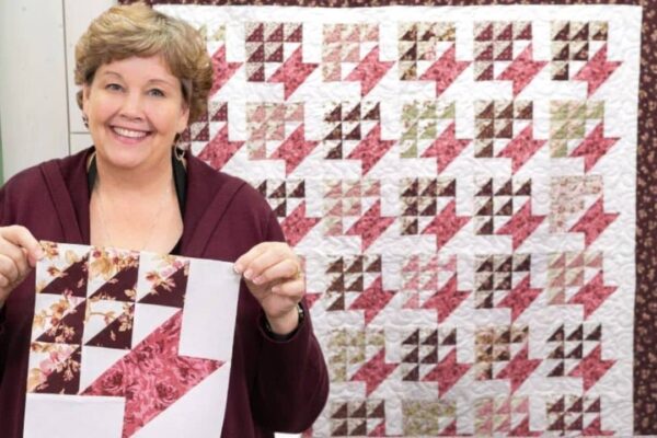 Finished May Day Baskets Quilt With Jenny Doan, a completed DIY project