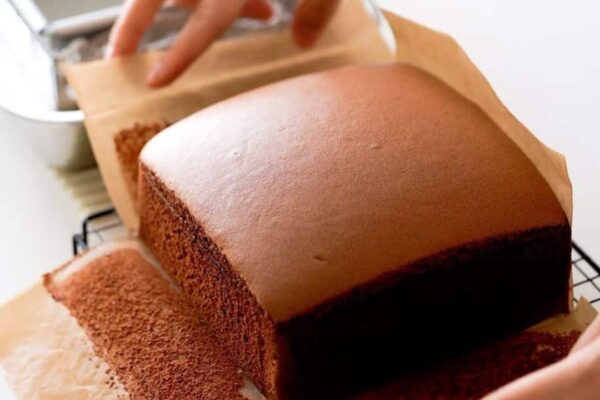 Melt-In-Your-Mouth Chocolate Cake, homemade and freshly served